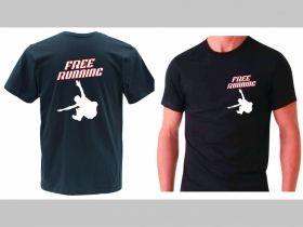 Free Running pánske tričko s obojstrannou potlačou 100%bavlna značka Fruit of The Loom